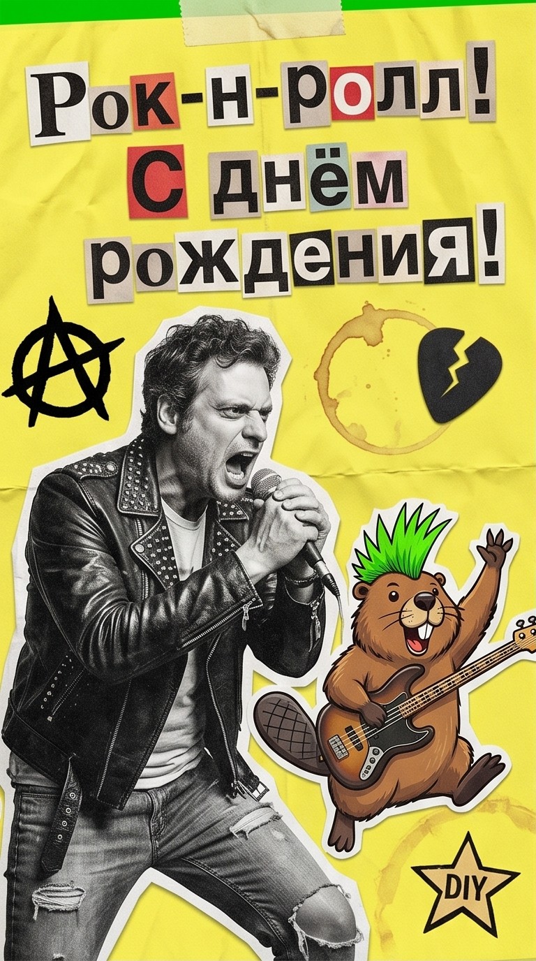 Панк-летунок с бобром