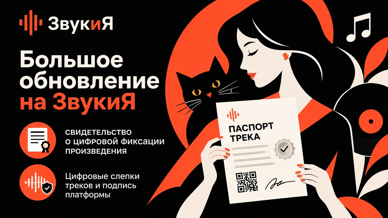 🚀 Большое обновление на ЗвукиЯ: запускаем «Паспорт трека» и улучшаем работу с проектами