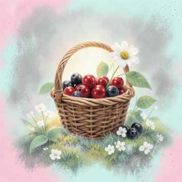 Лесная клубничка